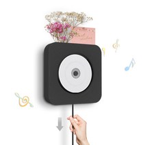 블루투스 CD플레이어 리모콘 풀스위치 라디오 AUX기능, 파란색 CD 플레이어
