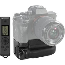 NEEWER 수직 그립 2.4G 40m LCD 리모컨 부착 VG-C4EM 교환용 NP-FZ100 Sony a7R IV a9II a7 IV a7S III A1 카메라 BG A7IV에 대응