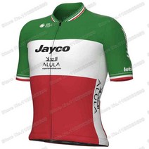 Jayco 알루미늄 팀 사이클링 저지 세트 남성 이탈리아 챔피언 의류 Filippo Zana 키트 도로 자전거 셔츠 정장 빕 반바지, [09] 4XL, [04] 4