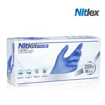 니트렉스 니트릴장갑 바이올렛블루 200매 라텍스장갑, 니트릴장갑 바이올렛블루 200매 중(M)