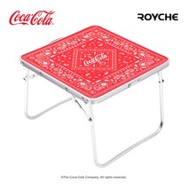 로이체 코카콜라 감성 캠핑 접이식 미니 폴딩 테이블