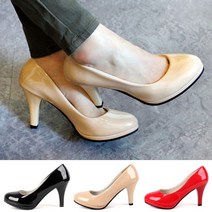 TRJ440768에나멜 여성구두 8.5cm P216