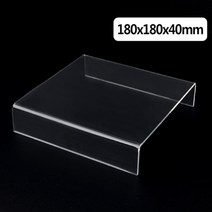 정사각 투명 아크릴 행사 진열대 18cm 디피 상품 전시 심플 디스플레이