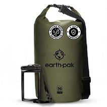 Earth Pak 등산 배낭 백팩 하이킹 여행 빽패킹 캠핑 경량 방수 가방 스포츠, 카키