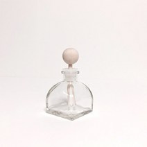 몰드몰 디퓨저유리용기 사각돔(소) - 50ml, 용기+유리볼마개