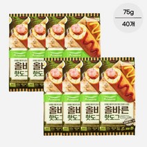 풀무원 올바른 핫도그 75g 40개, 상세페이지 참조