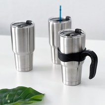 [마트999]대용량 몬스터 스텐 텀블러 900ml+전용 손잡이(블랙) 추가 가능, 텀블러 900ml