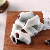 기타 [떡미당] 굳지않는 우리쌀 하얀 팥크림 가래떡 500g x 2개, 단품