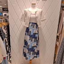 밸리걸 NC14 패턴나염롱랩스커트 465540