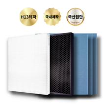 (호환) SK매직 공기청정기 ACL-V20 V100 V200 150UA 201VA 필터, H13헤파필터, H13헤파1+활성탄 탈취1+프리3/SET