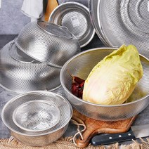 타공 스텐채반 야채바구니 13.5cm