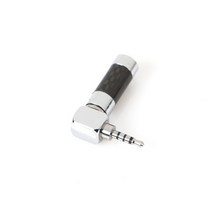 로듐도금 ㄱ자형 2.5mm 2.5 4극 단자 2.5 4극 플러그, 실버메탈, 실버메탈