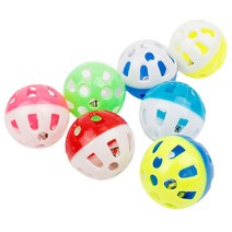 장난감 개 고양이 공 슬 시끄러운 치아 연삭 및 훈련 애완 동물 용품, 01 Random Color 1 pc