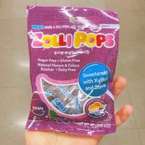 졸리팝 무설탕 막대사탕 포도 40g