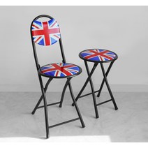 쉬운 폴딩 접이식 의자 2type 간이의자 업소용 행사용 보조의자, 잉글랜드-등받이