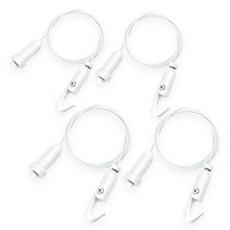 철물백화점 천장 원터치 중형 액자걸이, 4개, 화이트, 4개