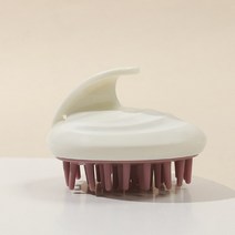 실리콘 헤드 바디 두피 마 브러시 샴푸 헤어 워시 빗 샤워 목욕 스파 브러쉬, White