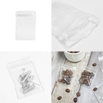 LUCK PVC 지퍼백 4X6CM PVC지퍼백 커피봉투 두꺼운지퍼백