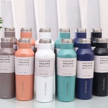 BBUNA TYESO 진공 단열 보틀 텀블러 보온 보냉 304 스텐 대용량 콜드컵 보냉병 500ml 750ml, 블랙