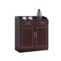 카페 반납대 음료컵 햄버거집 수거통 업소용 정리대, 블랙 골드 60x40x90cm