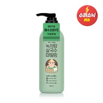 라끄베르 때밀이 바디필링 녹차탕 살국수 500ml 대용량, 1개