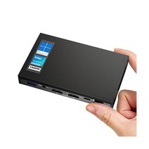 미니 PC 팬리스 컴퓨터 Windows 11 Pro Celeron N5105 소형 데스크탑 컴퓨터 8G LPDDR4 128G ROM 마이크로 폼 팩터 지원 Wifi 6 BT, N5105 8GB 128GB