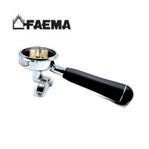 훼마 E98 E91 2샷 포터필터 5cm 롱스파웃 바텀리스, 훼마 E98,E91 2샷 롱스파웃 포터필터