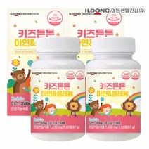 일동생활건강 키즈튼튼 아연&셀레늄 2병 4개월분 (1 450mg x 총 120정), 단품, 단품