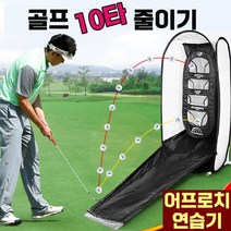 스크린 실내 가정용 골프 똑딱이 스윙 그린 어프로치 숏게임 연습기 연습장, 포함, 블랙