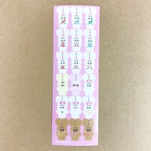 슈퍼울트라토끼 5탄 칼선스티커, 토끼병원 5탄 칼선스티커, 1장
