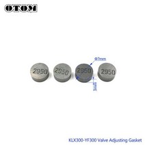 OTOM For loncine CR6 VOGE300R KAWASAKI KLX 250 300 YF300 흡기 배기 밸브 스템 조정 심 잠금 클램프 오일 씰 스프링 세트, Valve Gasket