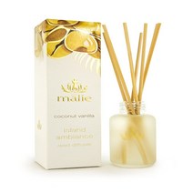 2 Fl Oz (Pack of 1) Coconut Vanilla Malie Island Ambiance Reed Diffuser Immerse Yourself in Hawai, 1