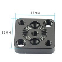 BGNing CNC 유니버설 마운트 Ronin S SC RS2 핸드 헬드 짐벌 삼각대 연장 암 클립 클램프 크레인 2 액세서, 02 Arri mount for ronin_01 범용