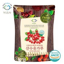 푸른들판 국내산 씨없는 산수유 분말 가루 100프로 500g, 1개