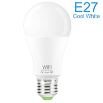 제이즈 전구 스마트 와이파이 밝기 조절 조명 LED 15W E27 B22 Alexa Google IOS 안드로이드 원격 제어 램프 220V B34, [01] B22 Warm White