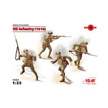 밀리터리피규어 1/35 US Infantry(1918)(4 figures)