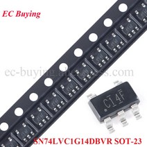 전자회로 키트 책 홍릉 퍼스트북 로호사 IC 집적 회로 칩 20/10pcs SN74LVC1G14DBVR SOT23-5 SMD, 01 10 pieces
