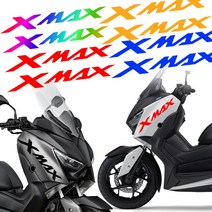 발통마켓 YAMAHA XMAX300 반사 스티커 카울 대형 로고 커버, XMAX1줄(골드)