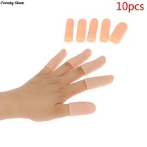 손가락부목 손가락아대 보호대 교정 깁스 10pcs 실리콘 젤 튜브 손가락 작은 발가락 보호기 옥수수 물집 통증 완화 슬리브 커버 발가락 분리기 발 관리 도구, 한개옵션0