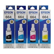엡손 정품잉크 T664670, 검정, 청록, 노랑, 진홍, 5세트