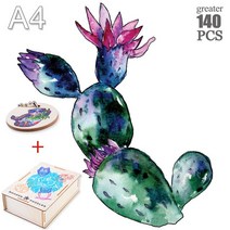 아름다운 키티 늑대 바다 거북이 퍼즐 게임 다채로운 나무 성인 및 어린이용 절묘한 동물, 38 ZHIWU-48-A4