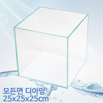 샘아쿠아 올디아망 20큐브 어항 25 x 25 x 25cm, 유리뚜껑 미포함
