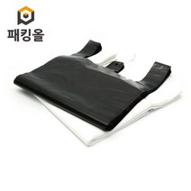패킹올 특대형 손잡이 검정비닐봉투, 70매, 30L