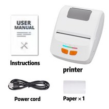 옵셋인쇄기 잉크젯마킹기 골프공 평판 프린터 미니 스티커 라벨 감열식, T230 Whit 5 Paper+미국 플러그