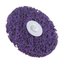 폴리 스트립 휠 페인트 녹선 제거 청소 각도 분쇄기 디스크 100mmx6mm New, 보라