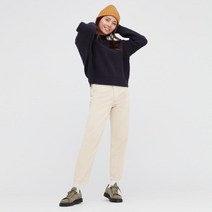 가을 신작 여성 하이웨이스트 테이퍼드진 유니클로 하이웨이스트 팬츠 444853 UNIQLO