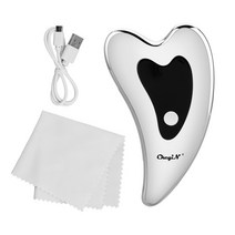 USB LED 광자 페이셜 슬리밍 전기 과샤 스크래핑 마사지기 안티 에이지 진동 윙클 리무버 페이스 리프트, MR526
