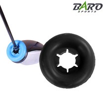 바로스포츠 골프 트레이닝 스윙연습용품, 02_웨이트파워링_블랙 90g