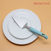 키친라인 케익서버 파이 디저트 서버 칼날면, 01-블루손잡이