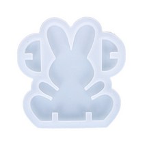 부활절 토끼 곰팡이가 아닌 3D 귀여운 토끼 에폭시 수지 곰팡이 실리콘 비누 곰팡이